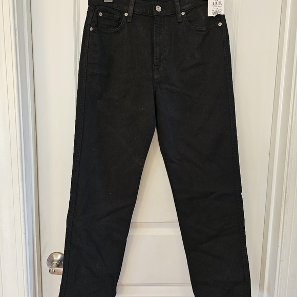7 for all mankind high waist cropped straight size 29 - Picture 1 of 8